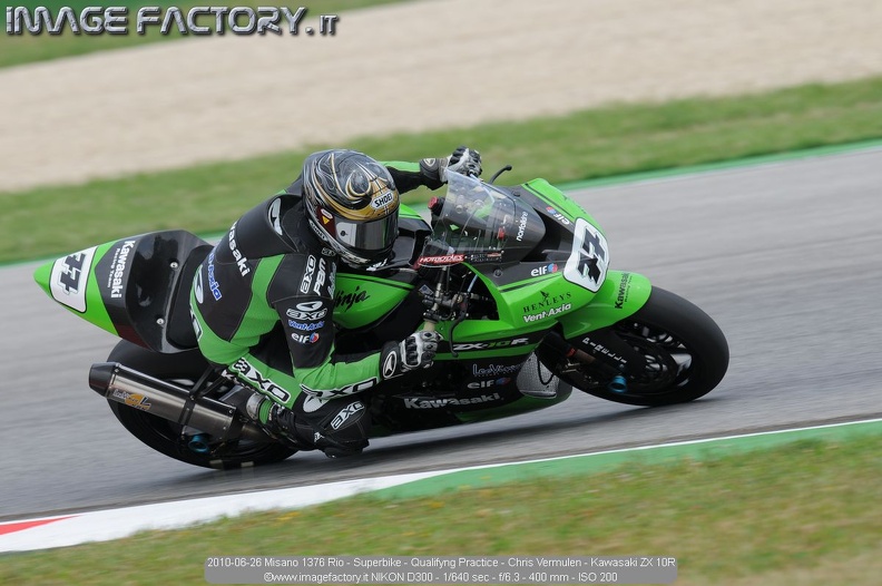 2010-06-26 Misano 1376 Rio - Superbike - Qualifyng Practice - Chris Vermulen - Kawasaki ZX 10R.jpg